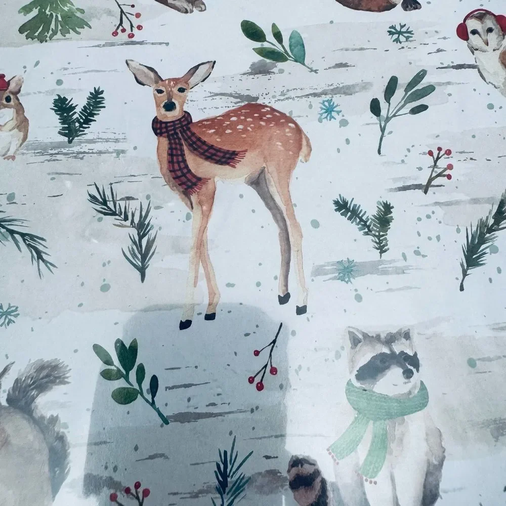 Aspen Woodland Deer Animals Christmas Holiday Gift Shirt Boxes Set